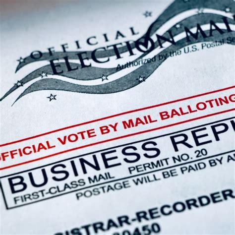 vote by mail ballot graphic