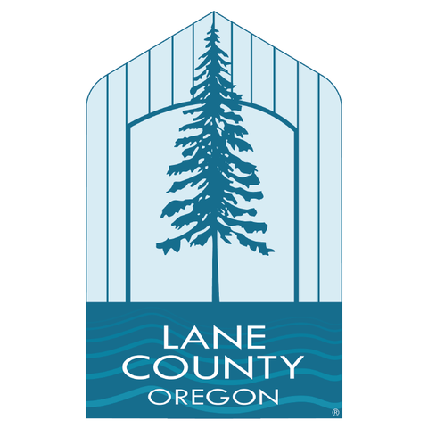 lane county or logo round