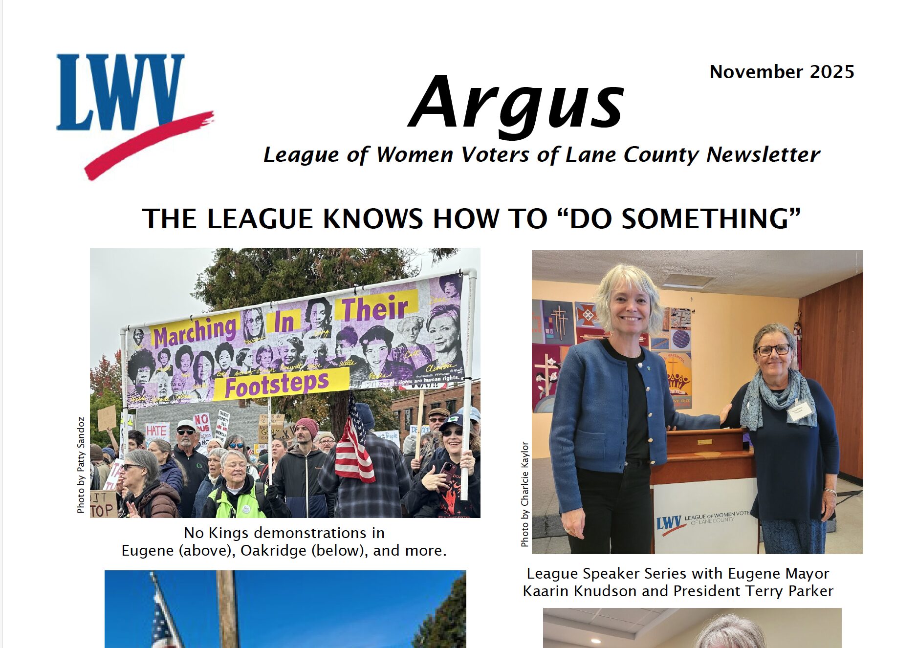 Screenshot of Argus November 2025